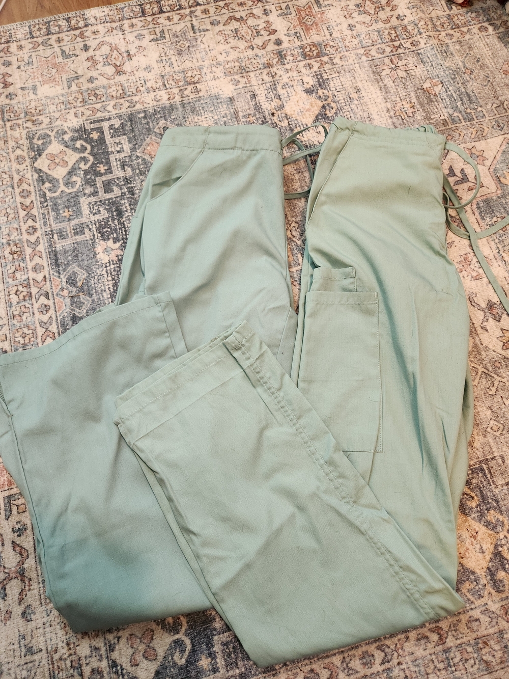 UA And Medline Scrub Pants Sage Green-2 Pairs